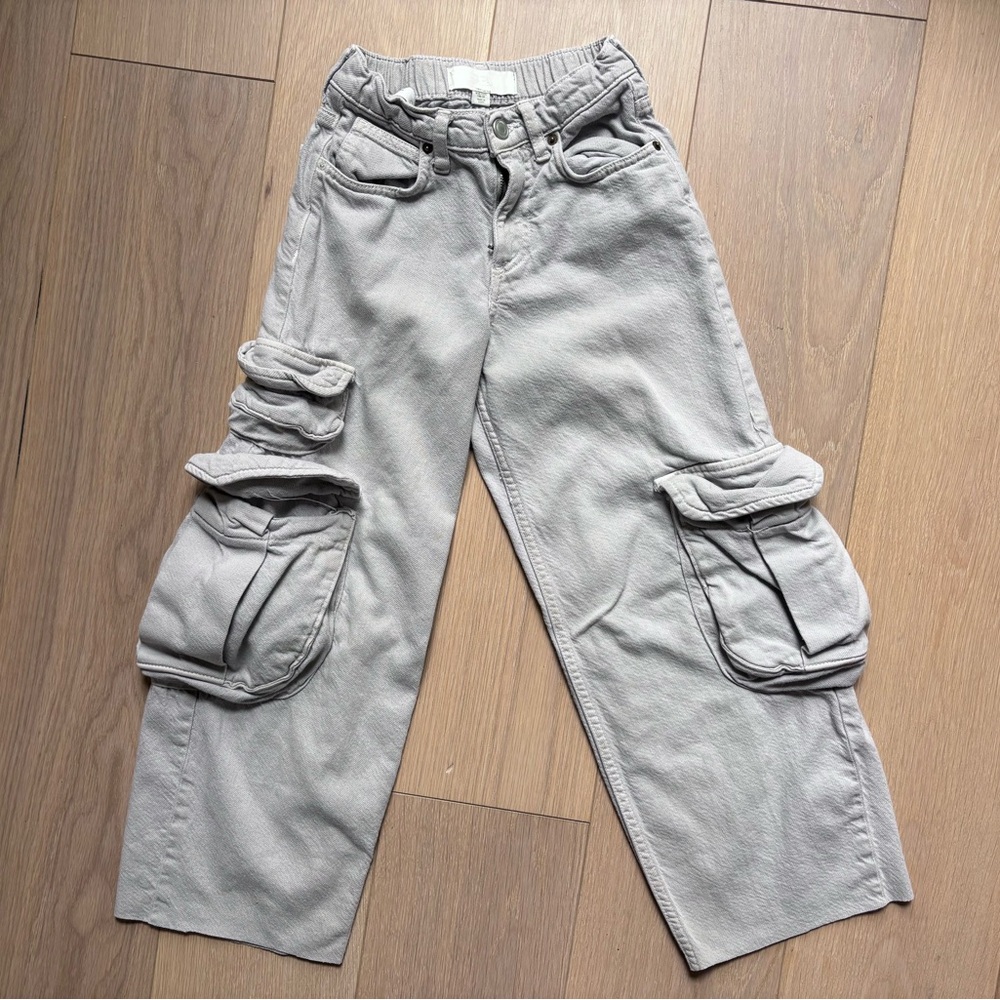 Zara Gray Denim Pants